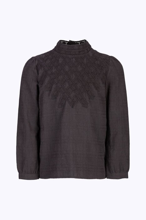 GIRLS GABY BLOUSE OFF BLACK 1