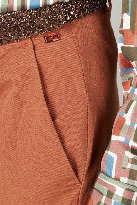 BASIC PANT FLOWER BROWN 6