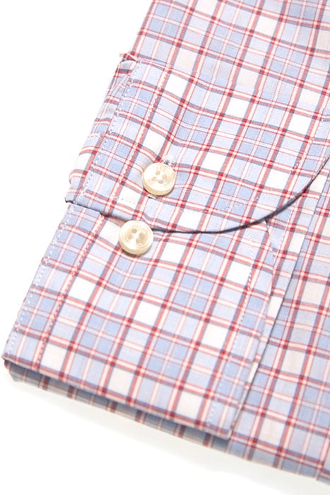 SLIM FIT PRINCETON SHIRT B RED 2