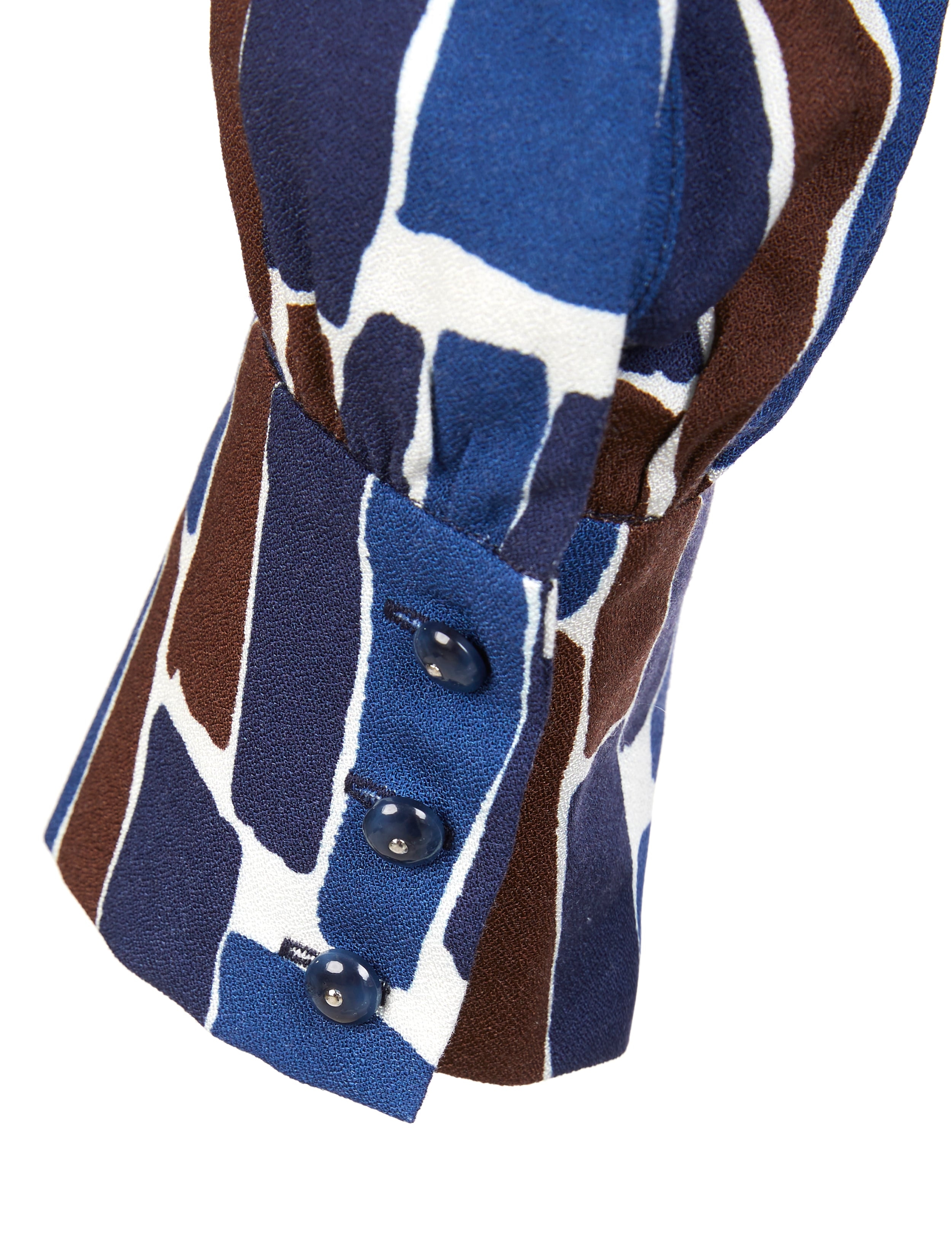 DRESS WITH BIG CUFFS BLUE 3