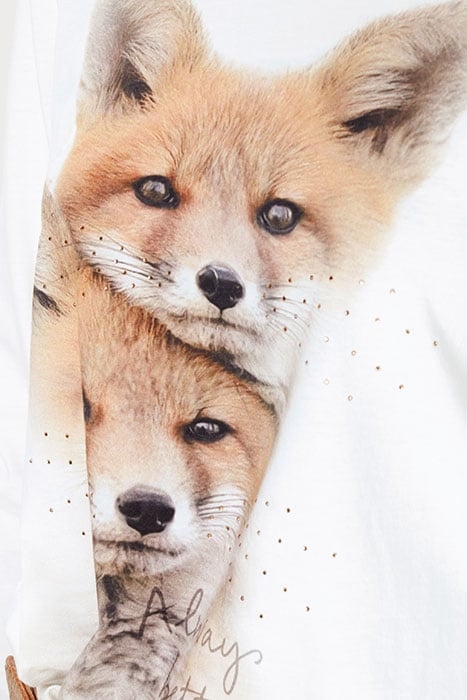 CREW NECK TEE LS + DECO WHITE 5