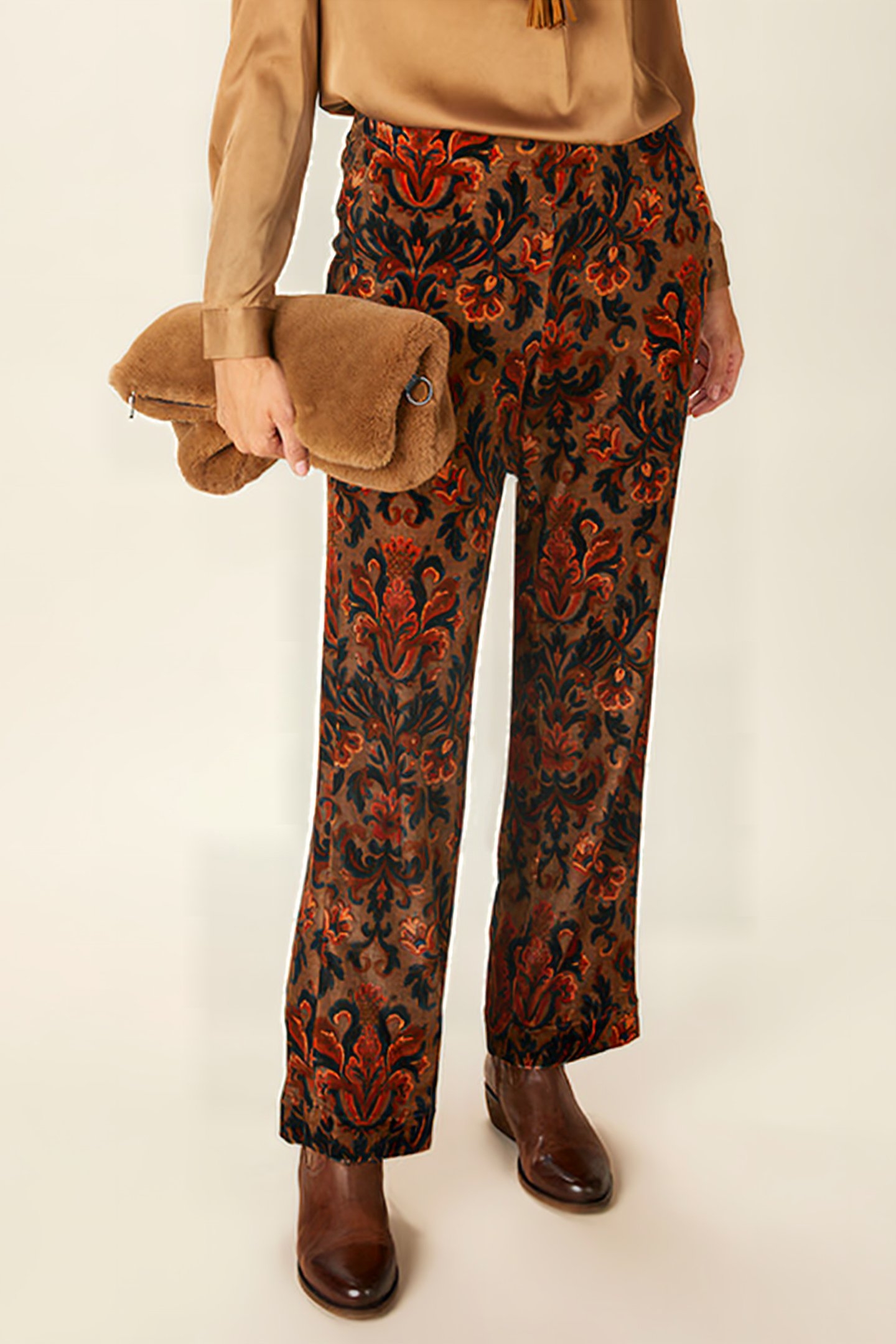 STRAIGHT LINE PANT BROWN 2