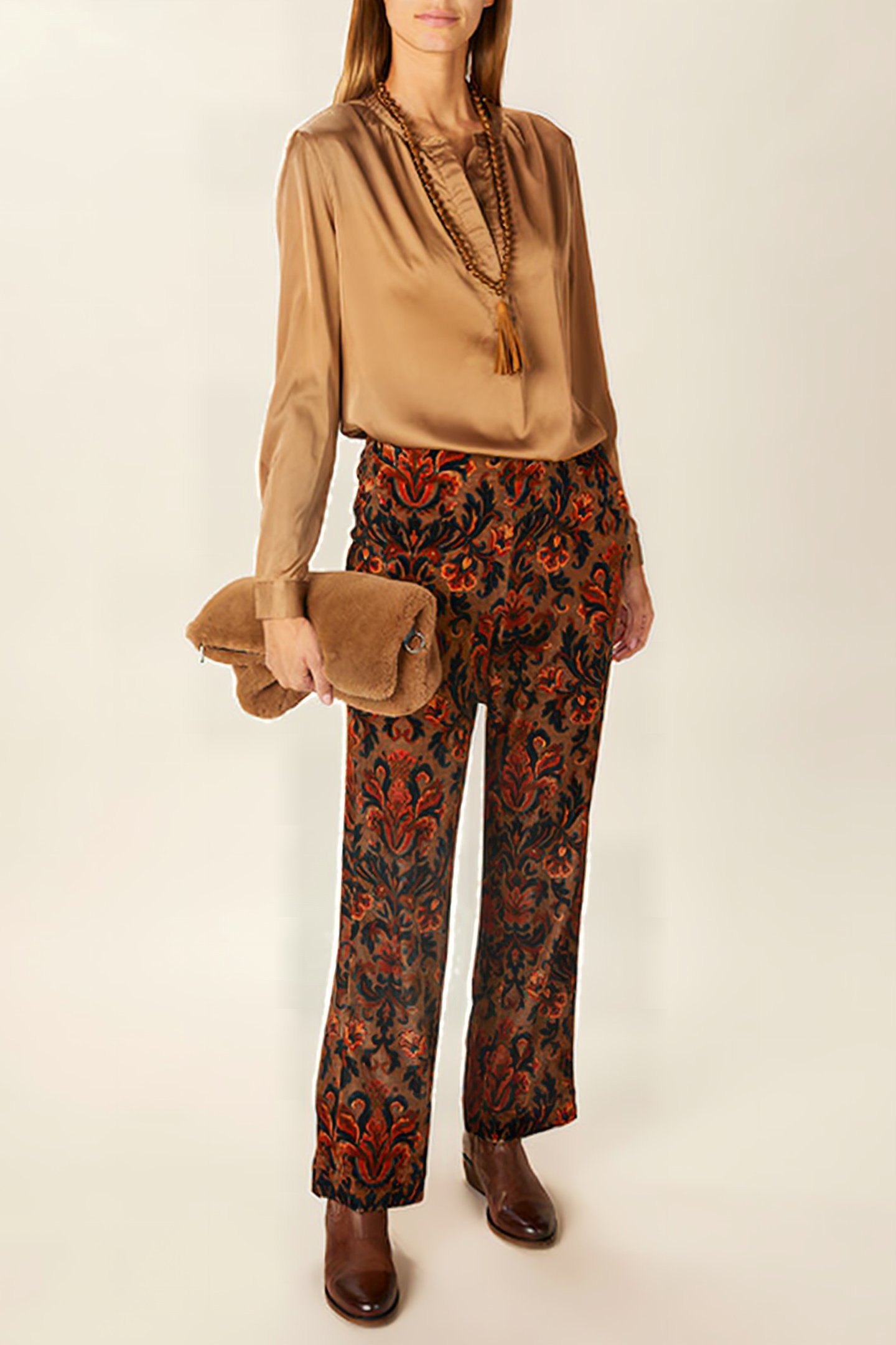 STRAIGHT LINE PANT BROWN 4