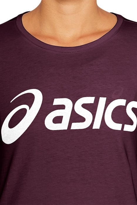 SPORT LOGO TEE ROSELLE/BRILLIANT WHITE 5