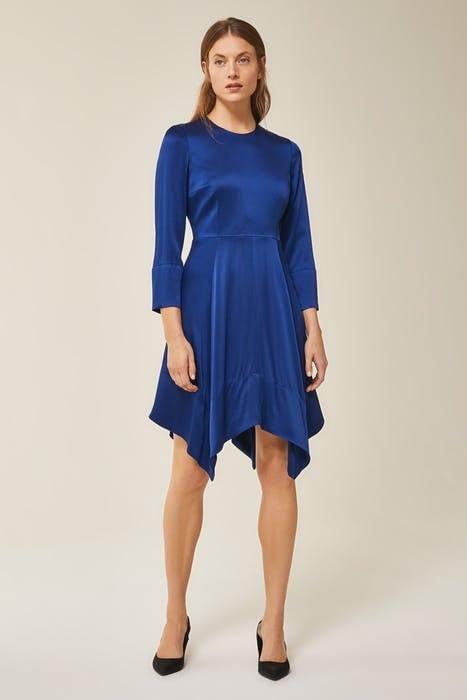 OPEN BACK DRESS MINI INDIGO 1