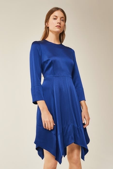 OPEN BACK DRESS MINI INDIGO 3