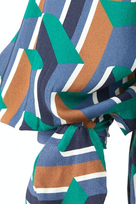 VISCOSE DRESS GREEN W90214 3