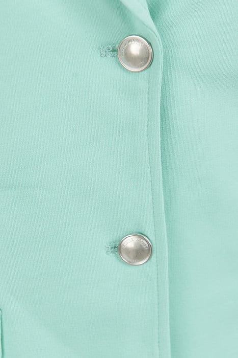 FLEECE BLAZER APPLIED POCKET GREEN 3