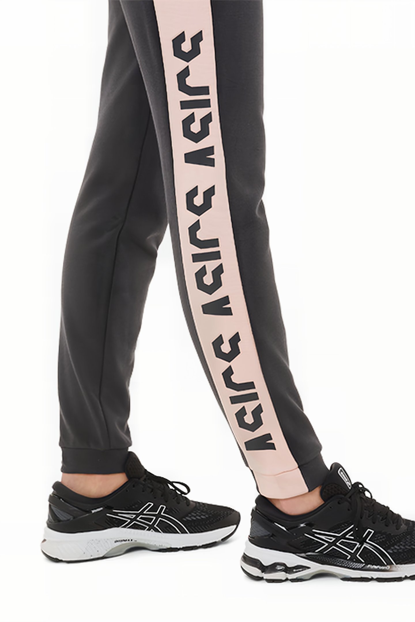 SPORT LOGO PANT GRAPHITE GREY/GINGER PEACH 5