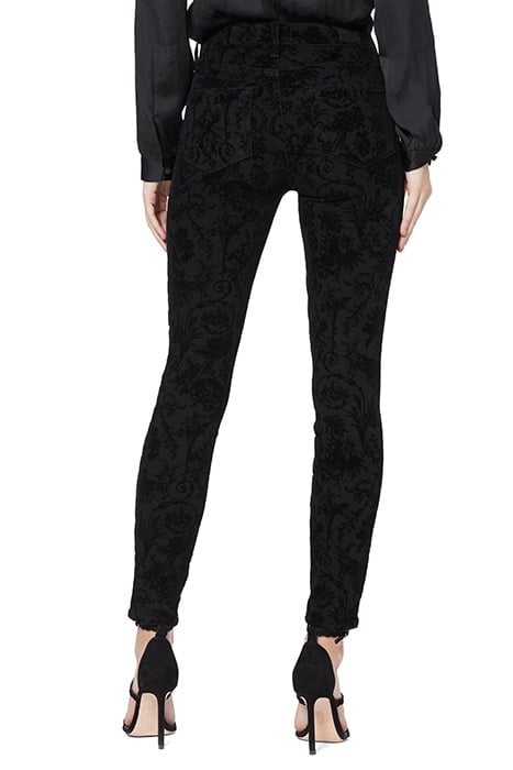 HOXTON ANKLE BLACK FLOCKED VERSAILLE 4