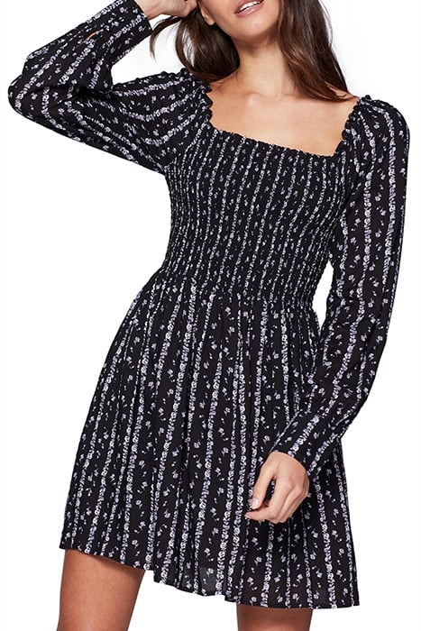 PALMETTO DRESS BLACK/GRANITE -OAKWOOD FLORL 5