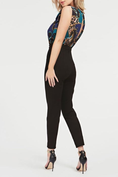 MARCIANO BY GUESS FOULARD CHAIN JUMPSUIT FOULARD CHAIN BLUE 2