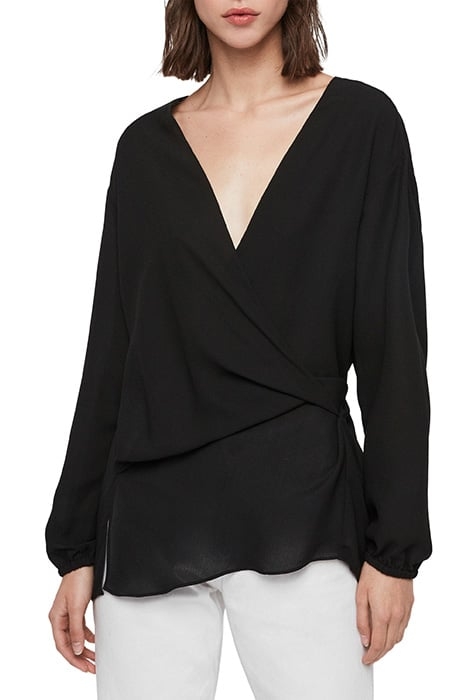 MIA SLEEVE TOP BLACK 1
