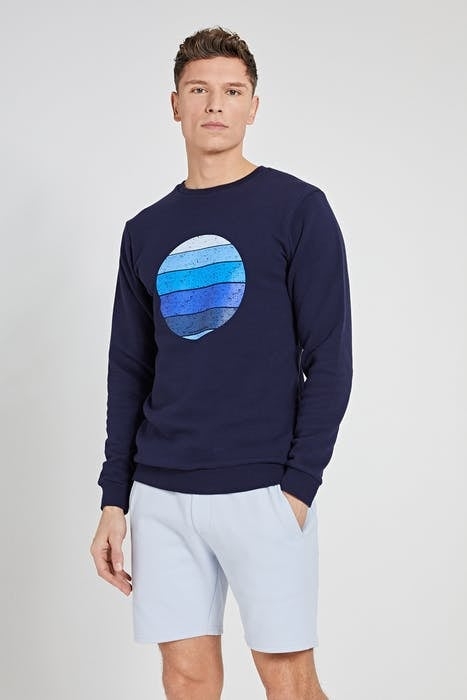 MEN SWEATER SUNSET SHADES DARK NAVY 2