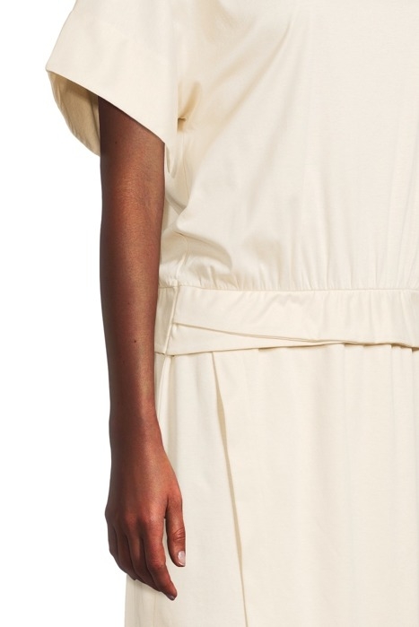 TWISTED BELT T-SHIRT DRESS BONE 5