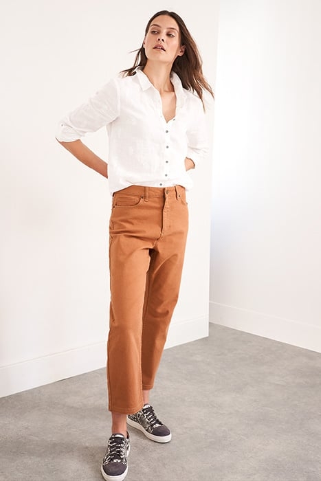 SKYE TWILL STRAIGHT 7/8 JEAN  BROWN 3