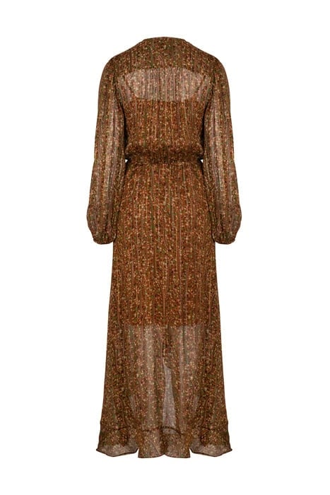 FLIRTY PRINT LONG DRESS MULTICOLOUR 4