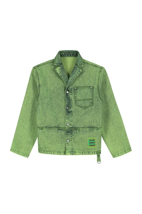 GREEN DENIM HAFI JACKET 4