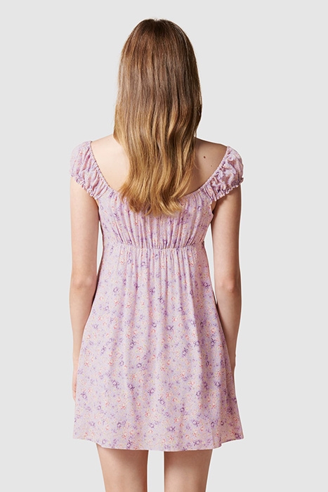 IMOGEN PRINTED MINI SUN DRESS LILAC FIELDS 4