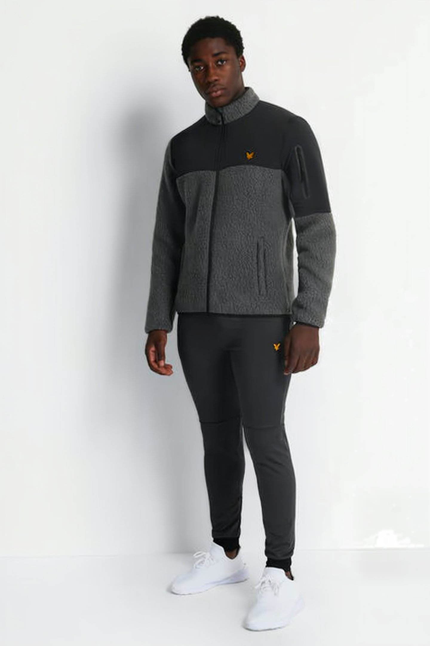 POLARTEC THERMAL FLEECE JACKET ROCK GREY 3