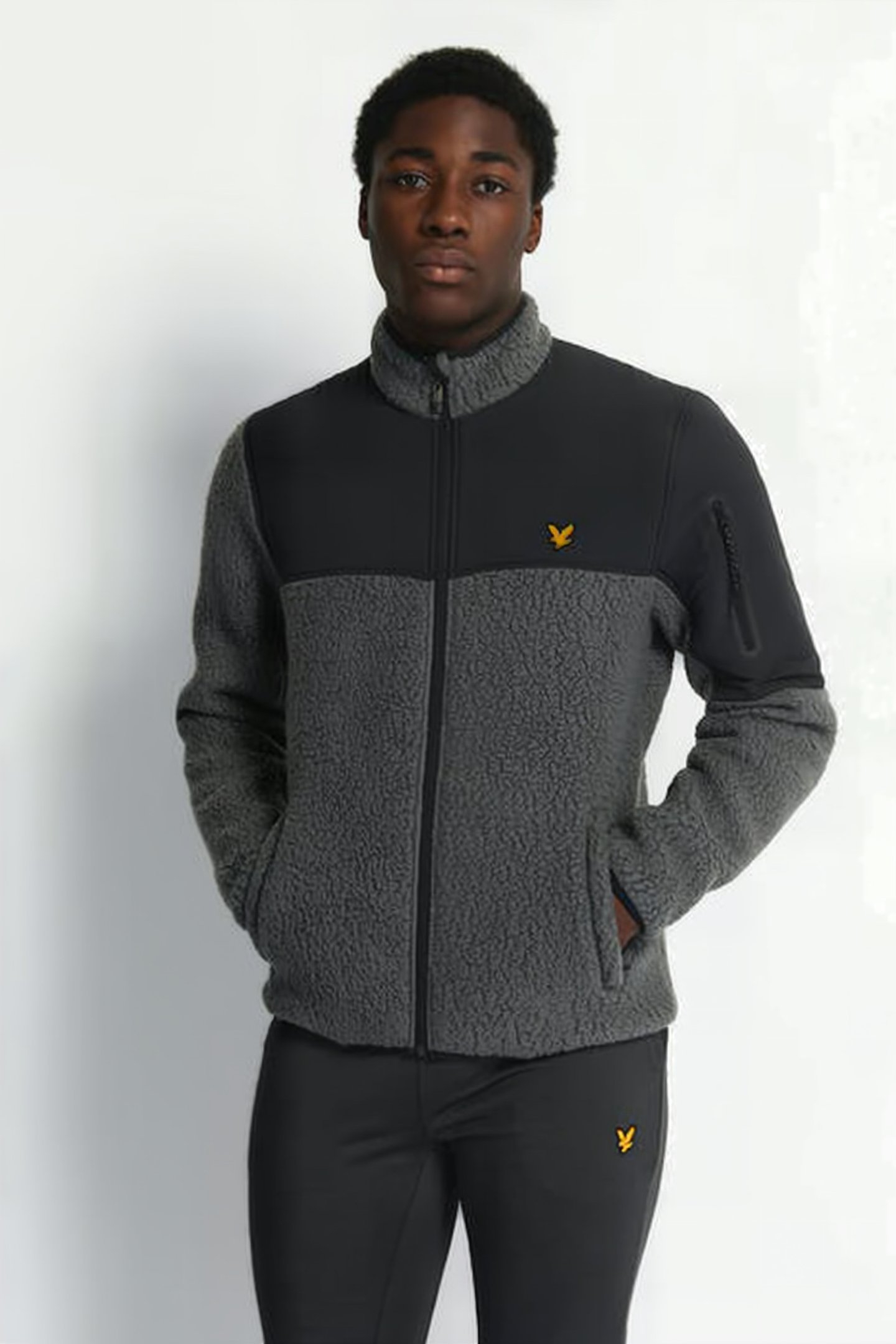 POLARTEC THERMAL FLEECE JACKET ROCK GREY 1