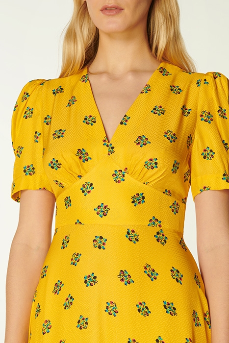 ELSON MIDI DRESS YELLOW 3