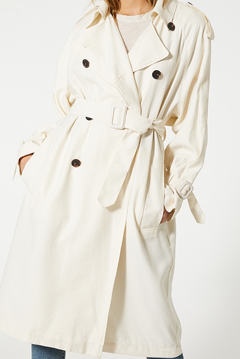 PHENOM TRENCH COAT IN TRENCHCOAT ECRU 4