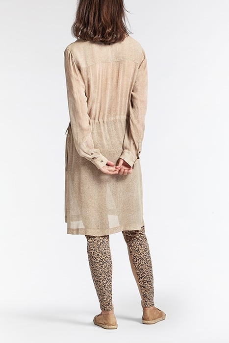 BLOUSE WOVEN LONG SLEEVES CAMEL 2