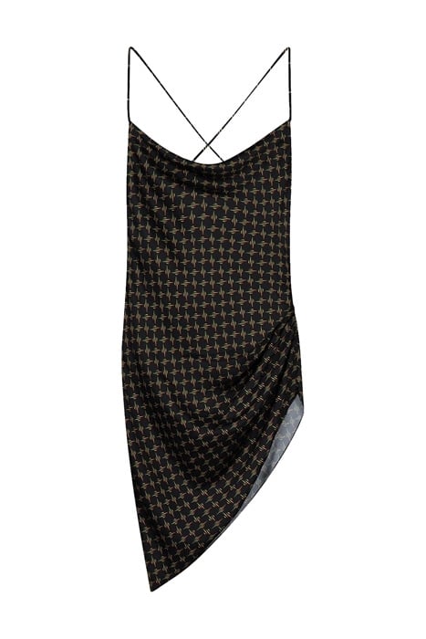BLACK MONOGRAM REMONO DRESS 3