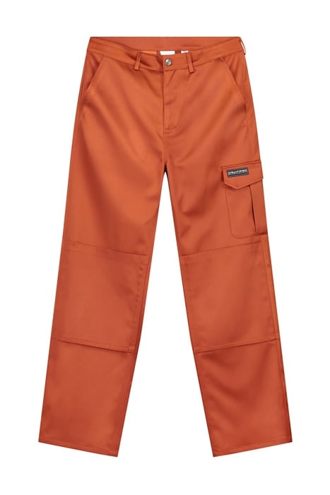 RUST JEFAC SATIN PANTS ORANGE 5