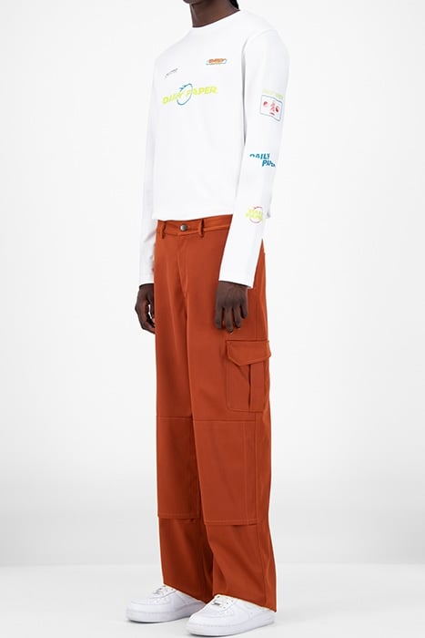 RUST JEFAC SATIN PANTS ORANGE 3