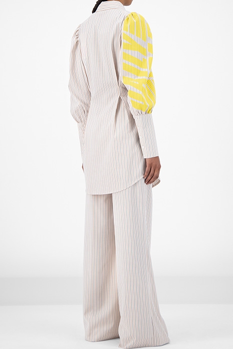 BEIGE STRIPED JOSEBE SHIRT 2