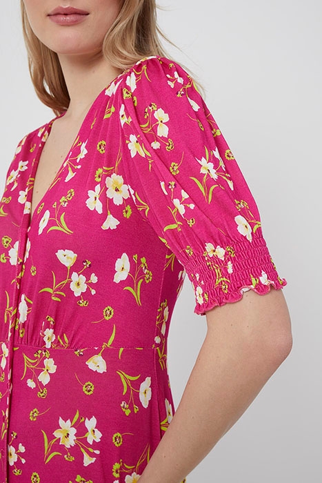 SHANITI MEADOW JERSEY TEA DRESS VERY BERRY MULTI 2