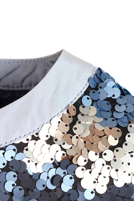 SHINY SEQUIN DRESS BLUE 3