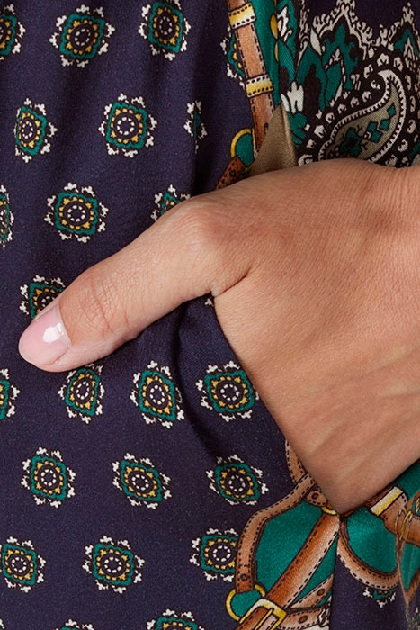 LONG VISCOSE DRESS BLUE 4