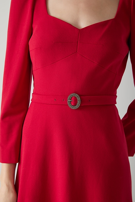 KATERINA MIDI DRESS RASPBERRY 4