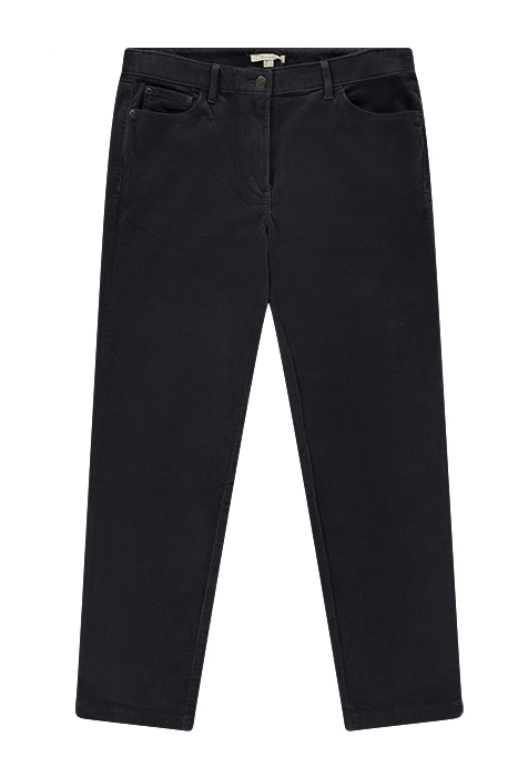 BROOKE STRAIGHT  CORD TROUSERS DARK GREY 1