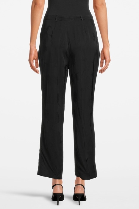 MARCIANO BY GUESS CROP FLARE PANTS JET BLACK W/ FROST G 2