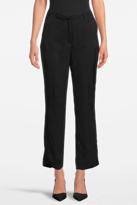 MARCIANO BY GUESS CROP FLARE PANTS JET BLACK W/ FROST G 1