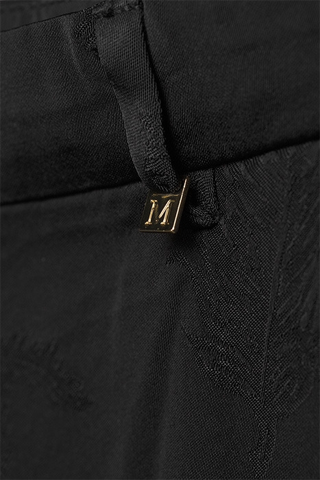 MARCIANO BY GUESS CROP FLARE PANTS JET BLACK W/ FROST G 5