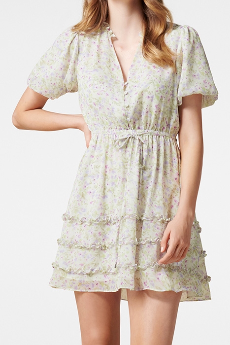 LEAH RUFFLE MINI DRESS DREAMCATCHER DITSY 2
