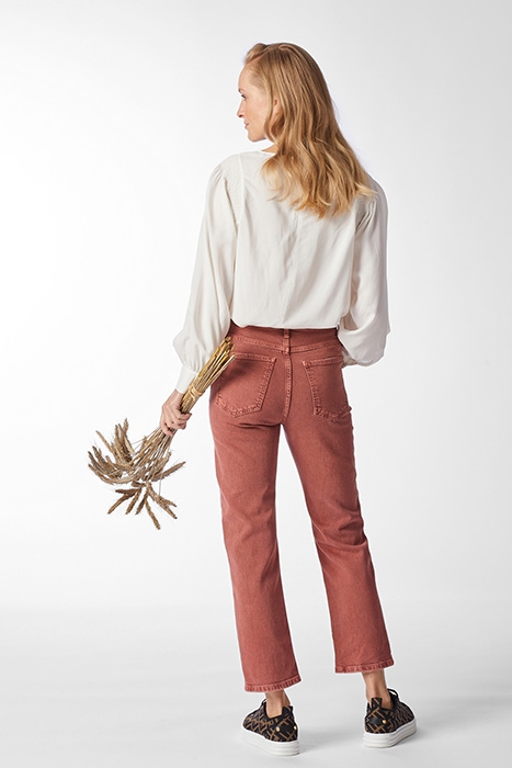 VINTAGE STRAIGHT - COLOR DENIM - JEAN RUBIN RED 3