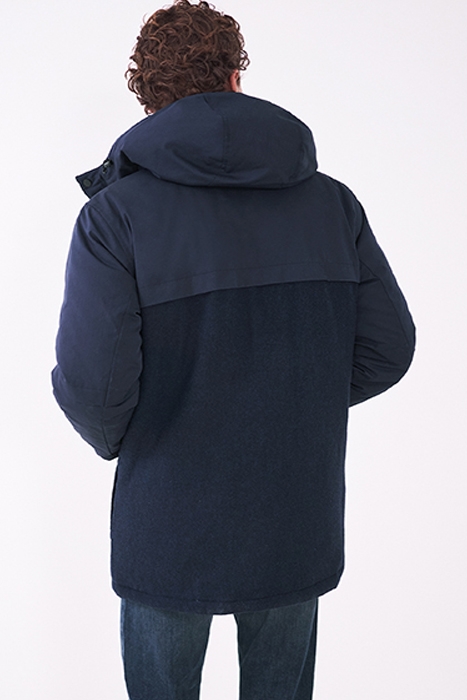 DANTON FABRIC MIX PARKA DARK NAVY 3