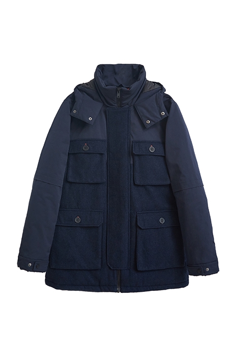 DANTON FABRIC MIX PARKA DARK NAVY 1