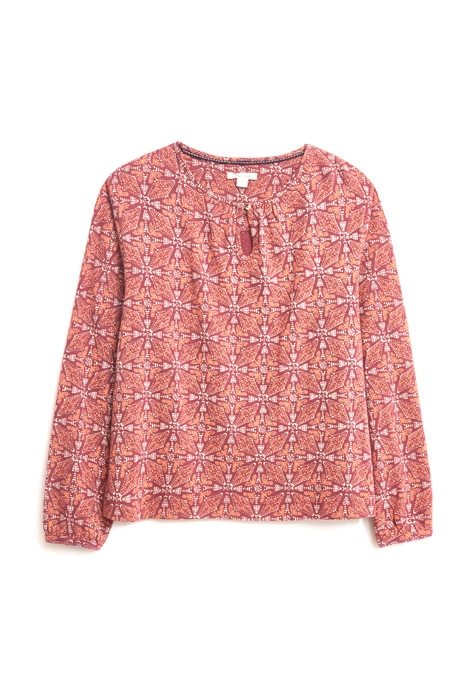 BEA JERSEY TOP PLUM MULTI 1