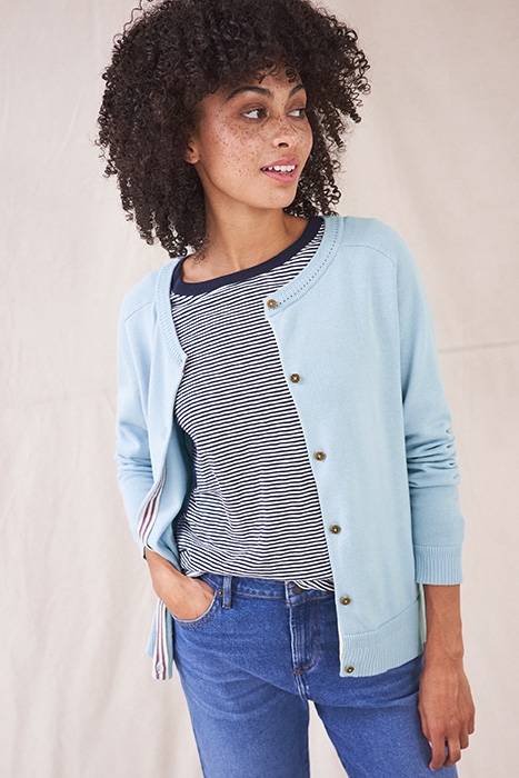 LULU CARDI  BLUE 2