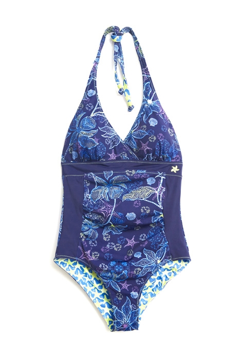 COASTAL REVERSIBLE SWIMSUIT NAVY 1