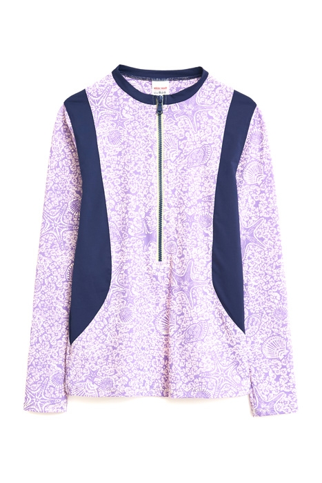 STARFISH RASH VEST PURPLE PRINT 1