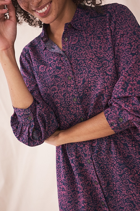 KENNEDY SHIRT TUNIC NAVY MULTI 4