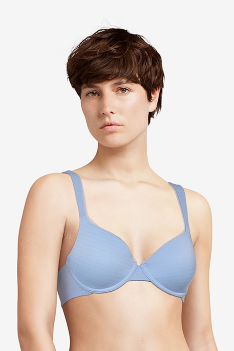 LI BRA T-SHIRT LINDSEY ZIGZAG ICY BLUE 2